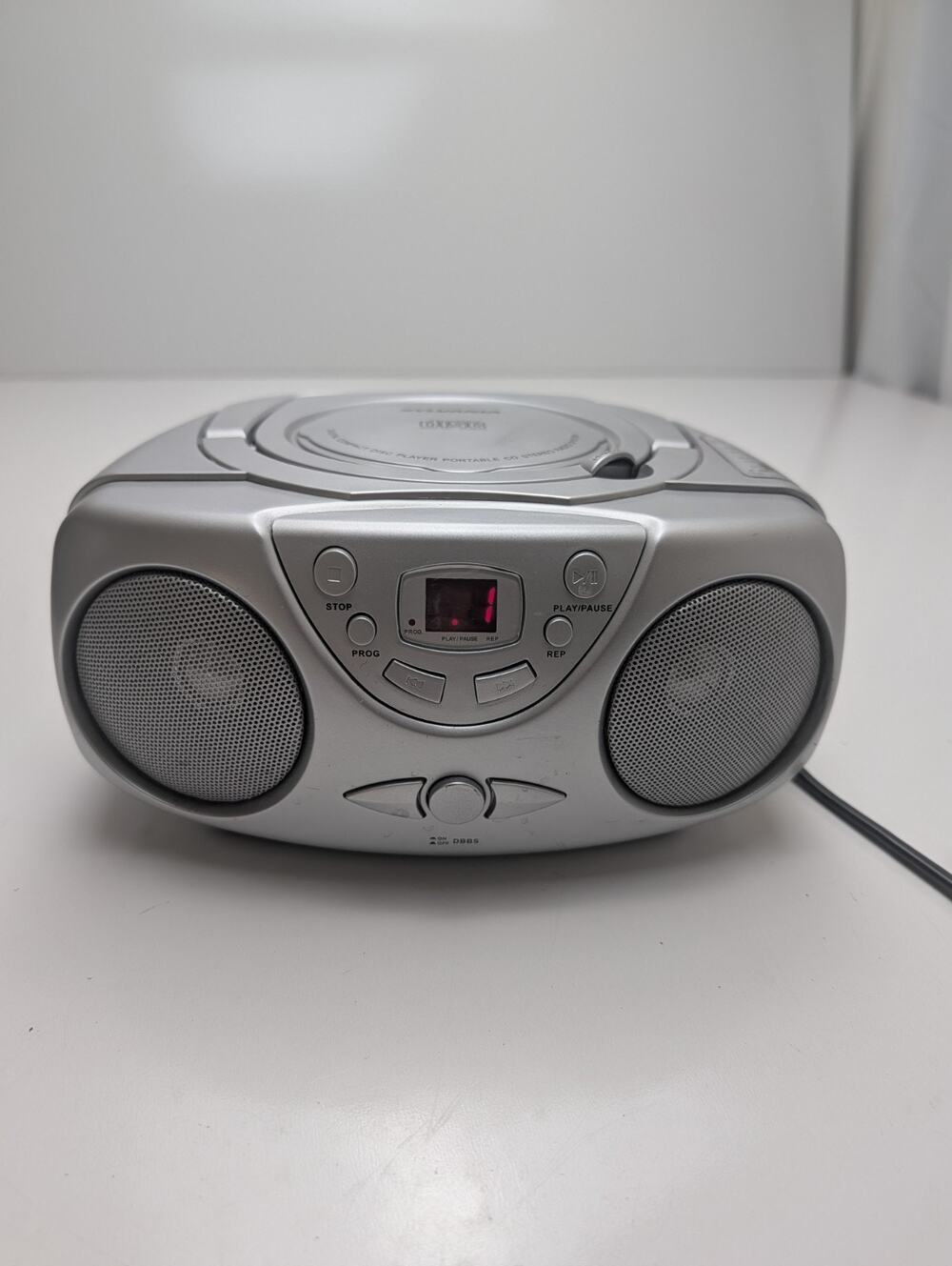 Sylvania Portable CD Player Stereo with AM/FM Radio Boombox SRCD243PL-ASST6